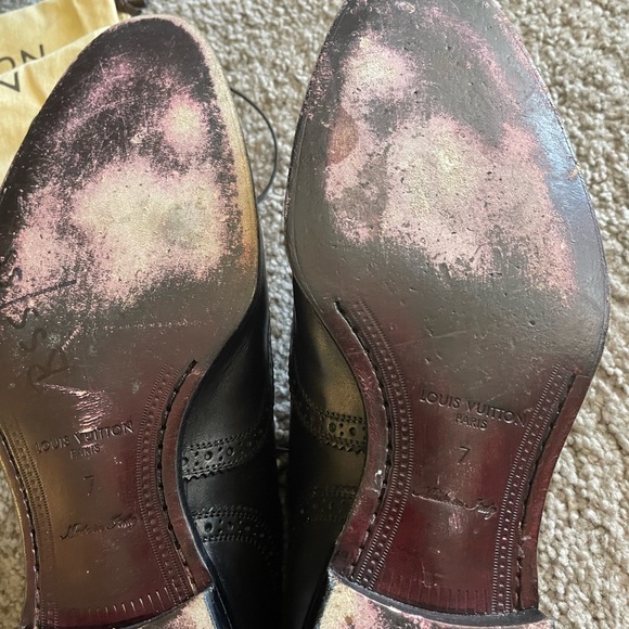 PRICE DROP 🚨 Mens Louis Vuitton Derby Shoes in Black, Size 7 - Picture 4 of 12